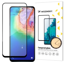 Grūdintas 9h Grūdintas Stiklas Visam Tcl 20 5g Ekranui Su case Friendly Rėmeliu, Juodas