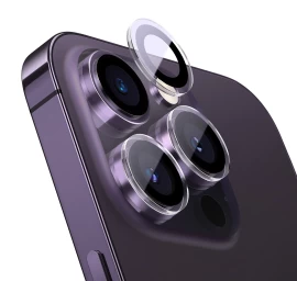Grūdintas Apsauginis Stiklas iphone 14 Pro / 14 Pro Max Fotoaparatui + Tvirtinimo Rinkinys