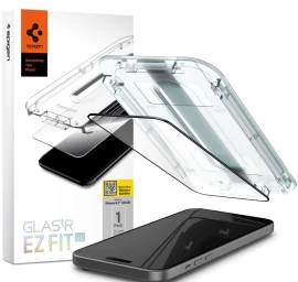 Grūdintas Apsauginis Stiklas iphone 15 Plus glas.tr Ez Fit Fc - Juodas