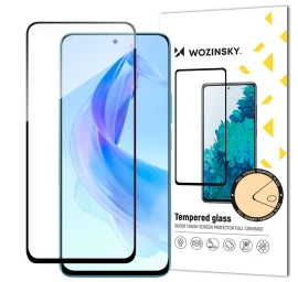 Grūdintas Grūdintas Stiklas honor 90 Lite / x50i Per Visą Ekraną Su full Glue Rėmeliu, Juodas