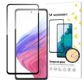 Grūdintas Stiklas 9h Visam Ekranui samsung Galaxy A54 5g Su Juodu Rėmeliu