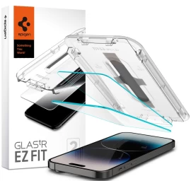 Grūdintas Stiklas iphone 14 Pro Su glas.tr Ez Fit Aplikatoriumi - 2 Vnt.