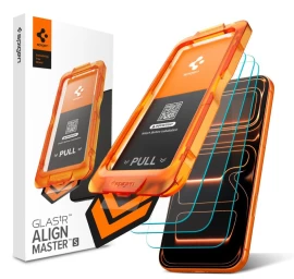 Grūdintas Stiklas iphone 17 Pro Su Aplikatoriumi - 3 Vnt.