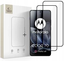 Grūdintas Stiklas „motorola Edge 70 5g Glass Fit+“, Juodos Spalvos – 2 Vnt.