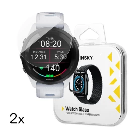 Grūdintas Stiklas, Skirtas garmin Forerunner 265s 46 Mm Laikrodžiui full Glue - 2 Vnt.