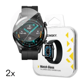 Grūdintas Stiklas, Skirtas huawei Watch Gt 2 / gt 2 Pro Full Glue 42 Mm - 2 Vnt.