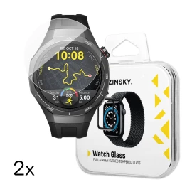Grūdintas Stiklas, Skirtas huawei Watch Gt 5 / gt 5 Pro / gt 4 / gt 4 Pro / gt 3 / gt 3 Pro Full Glue 42mm - 2 Vnt.