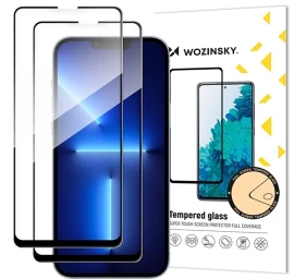 Grūdintas Stiklas, Skirtas samsung Galaxy A17 / A17 5g Visiškai Klijuotas Grūdintas Stiklas - 2 Vnt.