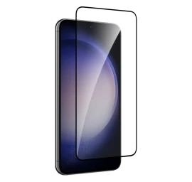 Grūdintas Stiklas, Skirtas samsung Galaxy S25 S24 Su Juodu Rėmeliu Grūdintas Stiklas