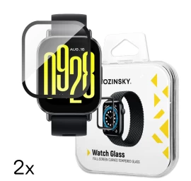 Grūdintas Stiklas, Skirtas xiaomi Redmi Watch 5 Active Full Glue - 2 Vnt.