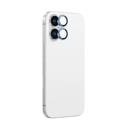 Grūdinto Stiklo Su Kameros Objektyvo Rėmeliu iphone 16 / 16 Plus - Mėlynas