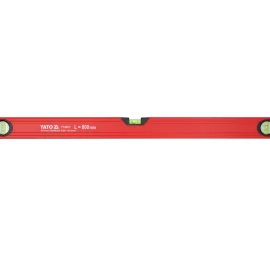 Gulsčiukas aliuminis | BOX level | 800 mm | su rankenėlėmis | 3 akutės (YT-30112)
