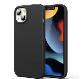 Guminė Elastinga Silikoninė įmautė Iphone 13 Mini Juoda
