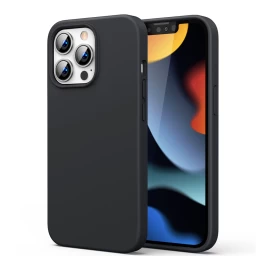 Guminė Lanksti Silikoninė įmautė Iphone 13 Pro Max Juoda
