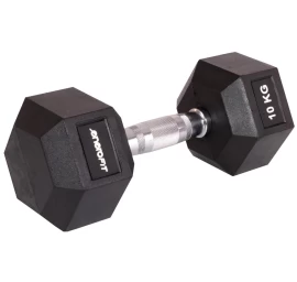Guminiai Hanteliai Hex 10 Kg Enero Fit