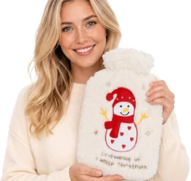 Guminis Termoforas „xmas“ 2 L, Baltas