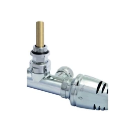 Gyvatuko termoreguliatoriaus komplektas HERZ De Luxe, chromo