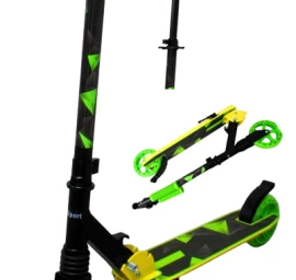 H10 Didelis Paspirtukas Green/black Sulankstomi R-sport Ratai 145 Mm Iki 100 Kg