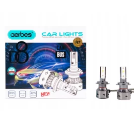 H7 LED D8 6000K 43W automobilių lemputės su canbus