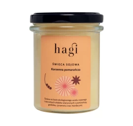 hagi Maža Sojų žvakė spicy Orange, 215 Ml
