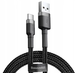 halo Pintas Usb-a - Usb-c 2a 3 M Ilgio Kabelis - Juodas