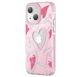 heart Star Dėklas Iphone 14 Plus heart Star Serija Pink Heart