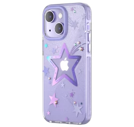 heart Star Dėklas Iphone 14 Plus heart Star Serija Purple Star