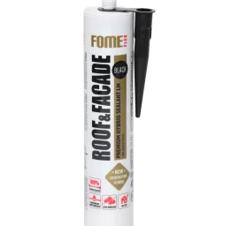 Hermetikas FOME FLEX Hybrid Roof and Facade LM, 300ml juoda sp.