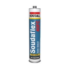 Hermetikas SOUDAL Soudaflex 40FC, 600ml betono pilka sp.