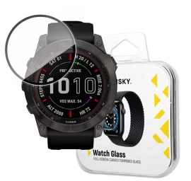 Hibridinis Apsauginis Stiklas, Skirtas garmin Fenix 7x, Juodas