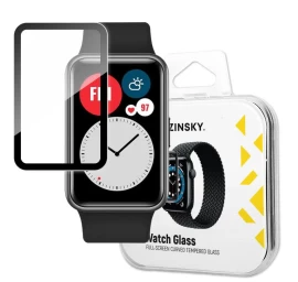 Hibridinis Apsauginis Stiklas, Skirtas huawei Watch Fit, Juodas