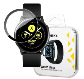Hibridinis Apsauginis Stiklas, Skirtas samsung Galaxy Watch Active, Juodas
