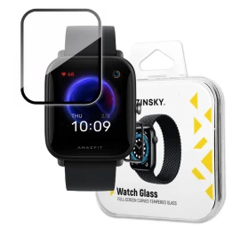 Hibridinis Apsauginis Stiklas, Skirtas xiaomi Amazfit Bip U, Juodas
