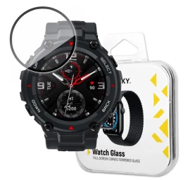 Hibridinis Apsauginis Stiklas, Skirtas xiaomi Amazfit T-rex, Juodas