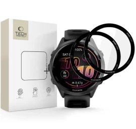 Hibridinis Stiklas Laikrodžiui „garmin Forerunner“ 47 Mm, Juodos Spalvos – 2 Vnt.