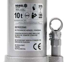 Hidraulinis domkratas 10t 195- 375 mm TÜV/GS/CE (80052)