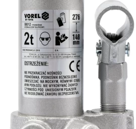 Hidraulinis domkratas 2 t, 148-276 mm TÜV/GS/CE (80012)