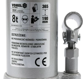 Hidraulinis domkratas 8 t 190- 365 mm TÜV/GS/CE (80042)