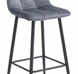 Hocker Arceto - Tamsiai Pilkas Aksomas / Juodos Kojos X 1