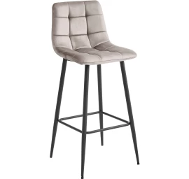 Hocker Arceto - Tamsiai Smėlio Spalvos Aksomas / Juodos Kojos X 1