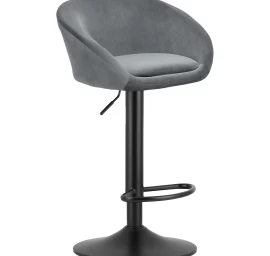 Hocker East - Pilkas Aksomas / Juodas Pagrindas