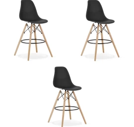 Hocker Lamal Juoda / Natūralios Kojos X 3