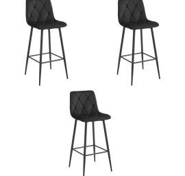 Hocker Nado - Juodas Aksomas / Juodos Kojos X 3