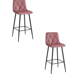 Hocker Nado - Tamsiai Rožinis Aksomas / Juodos Kojos X 2