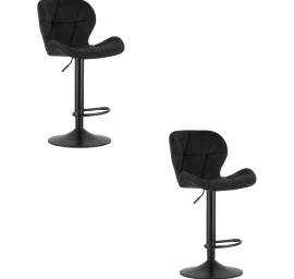 Hocker West - Juodas Aksomas / Juodas Pagrindas X 2