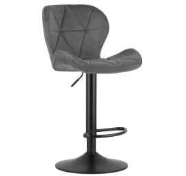 Hocker West - Pilkas Aksomas / Juodas Pagrindas