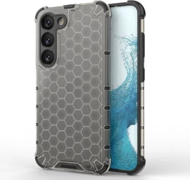 honeycomb Dėklas samsung Galaxy S23 šarvuotas Hibridinis Dėklas, Juodas