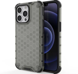 Honeycomb Dėklas šarvuotas Dėklas Su Gelio Rėmeliu Iphone 13 Pro Juodas