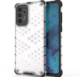 Honeycomb Dėklas Su Geliniu Rėmeliu Samsung Galaxy A73 Skaidrus