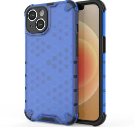 Honeycomb Iphone 14 Plus šarvuotas Hibridinis Dėklas Mėlynas